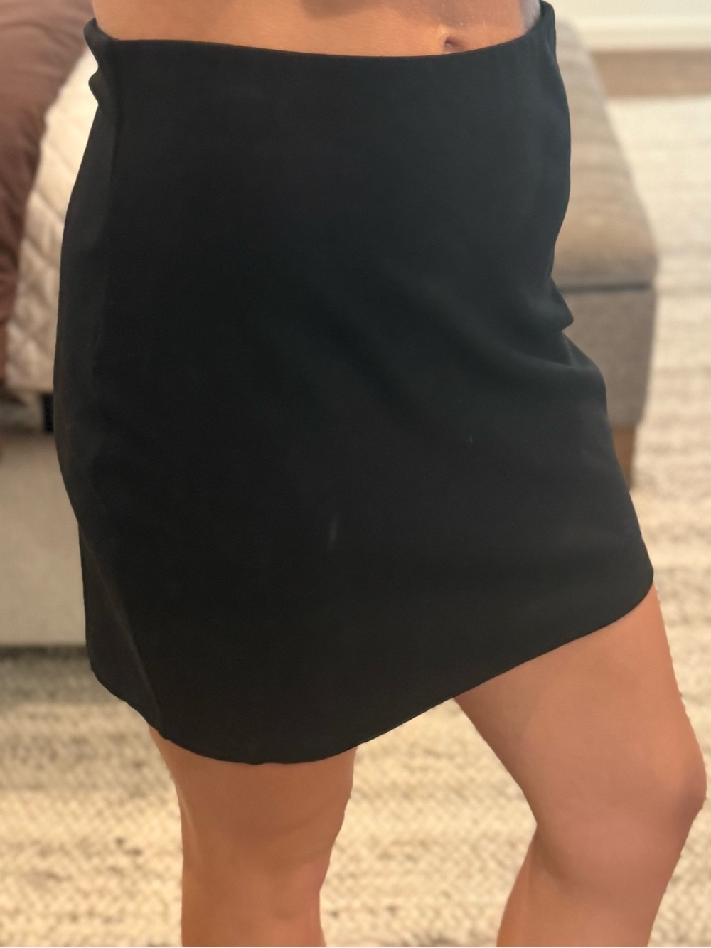 Sunday Best Black Mini Skirt